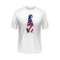 United States Gnome USA patriotic white t-shirt