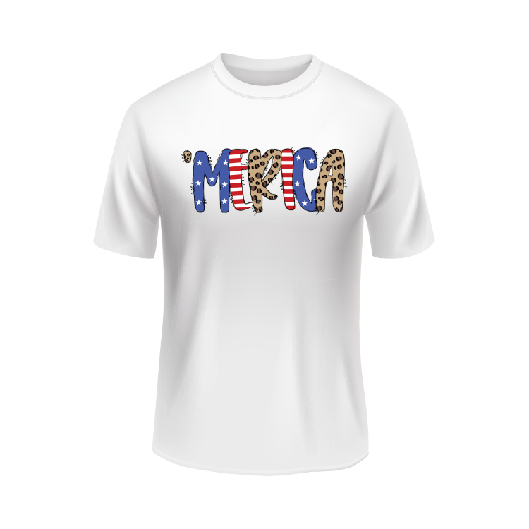 'merica America US United States USA patriotic white t-shirt