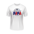 All American mama US United States USA patriotic white t-shirt