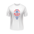 Because of the brave USA sword T-shirt Independence Day White T shirt