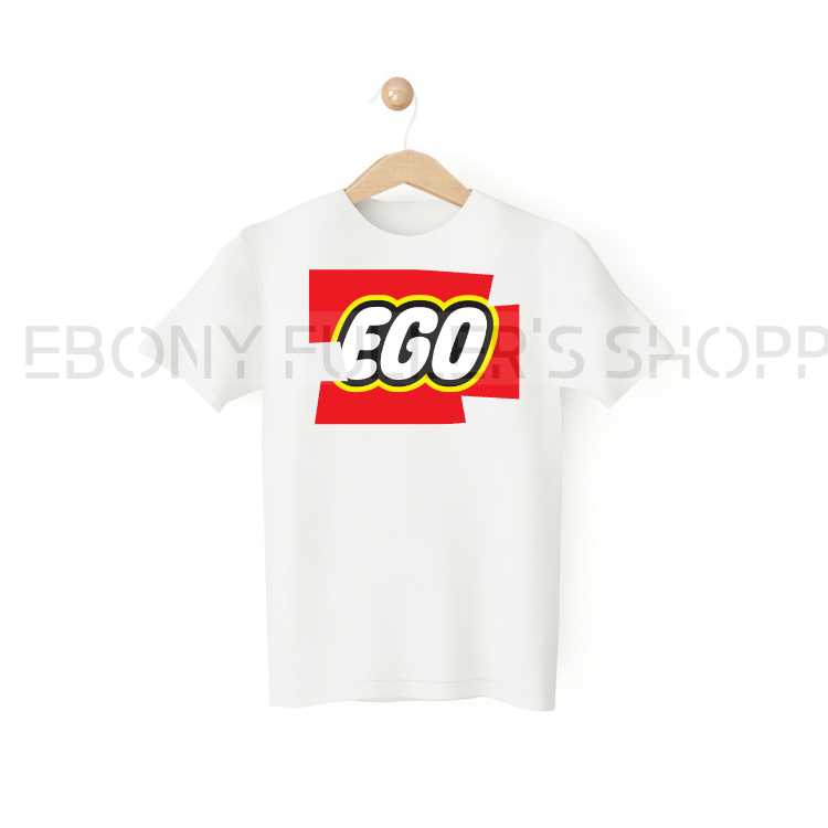 Ego Funny White T-shirts Sarcastic Unisex Adult Men Women T Shirts