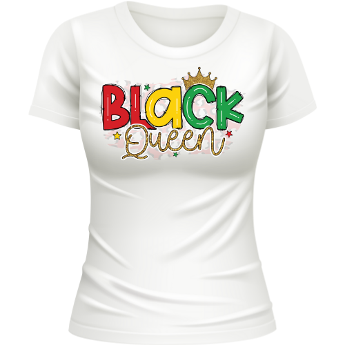 Black Queen Black History Month Ready To Press Sublimation Transfer Sheets