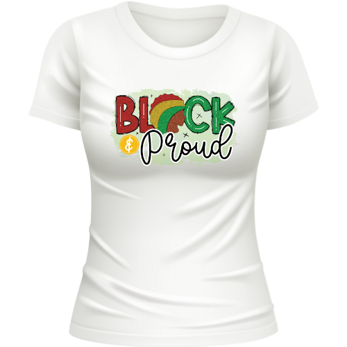 Black History Month Ready To Press Sublimation Transfer Sheet