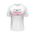 All American Girl USA Patriotic White T-shirt