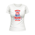 My soldier makes my heart light up like a firework on the 4th of July USA Patriotic White T-shirt