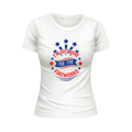 I'm just here for the fireworks 4th of July USA Patriotic White T-shirt