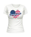 Pennsylvania State US United States USA patriotic white t-shirt