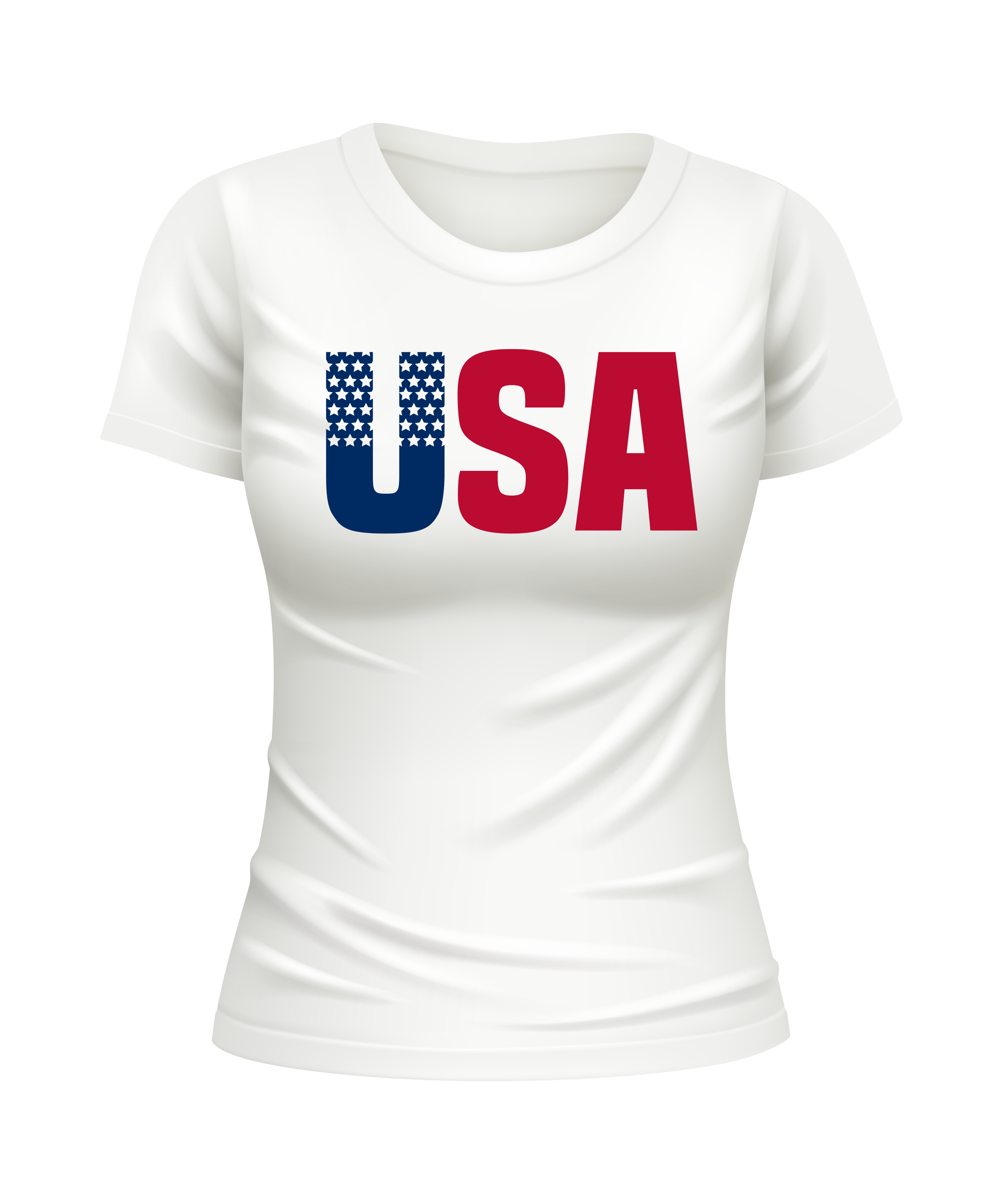 USA American US United States USA patriotic white t-shirt