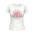 We're free ya'll USA White T-shirt