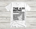 The 420 Brother Tee Weed Matching Family Smokers Cannabis T-shirts