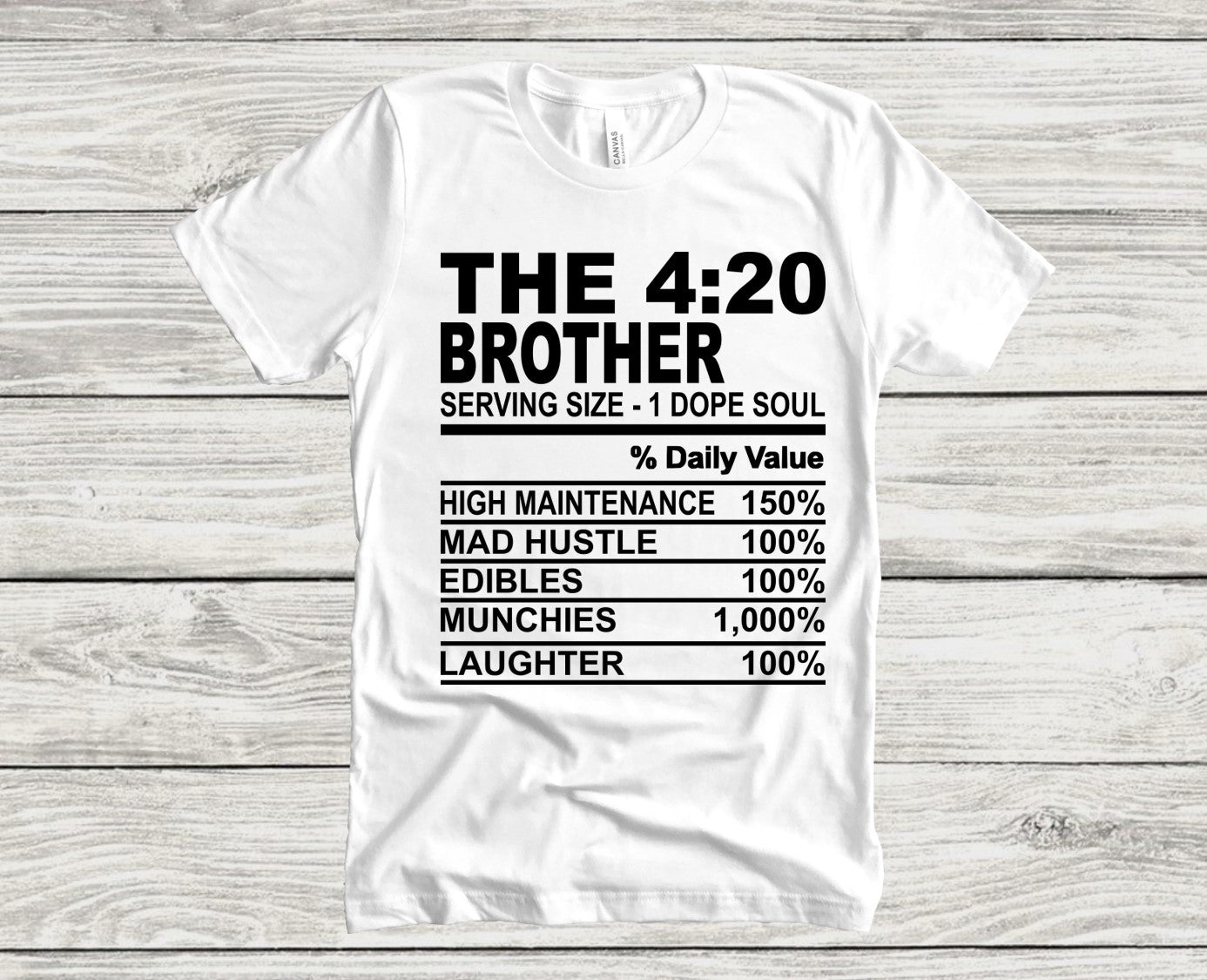 The 420 Brother Tee Weed Matching Family Smokers Cannabis T-shirts