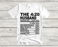 The 420  Husband Tee Weed Matching Family Smokers Cannabis T-shirts