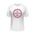 All American Girl USA Patriotic White T-shirt