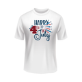 Happy 4th of July T-shirt Independence Day White T shirt