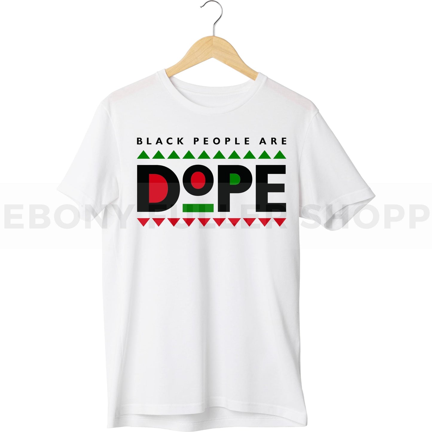 Black People Are Dope T-shirt For Black Men, Women and Children Top T Shirt - Melanin phrases, Black History quotes, Juneteenth African American saying on White T-shirts