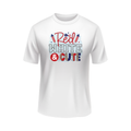 Red, white & cutie Patriotic White T-shirt