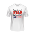Time to get star spangled hammered patriotic white t-shirt