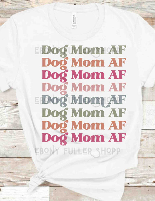 Dog Mom AF Retro Vintage  - Mother's Day Digital Download - Mother Instant PNG Design - Mommy Designs - Mama Art Image Downloads