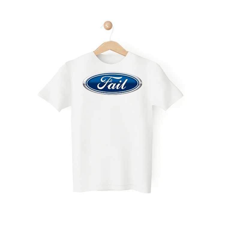 Fail Parody White T-shirts Sarcastic Unisex Adult Men Women T Shirts