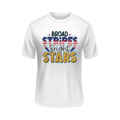 Brad stripes bright stars patriotic white t-shirt