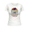 Stars and stripes are forever patriotic white t-shirt