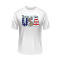 party in the USA patriotic white t-shirt