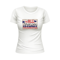 All American grandma USA patriotic white t-shirt