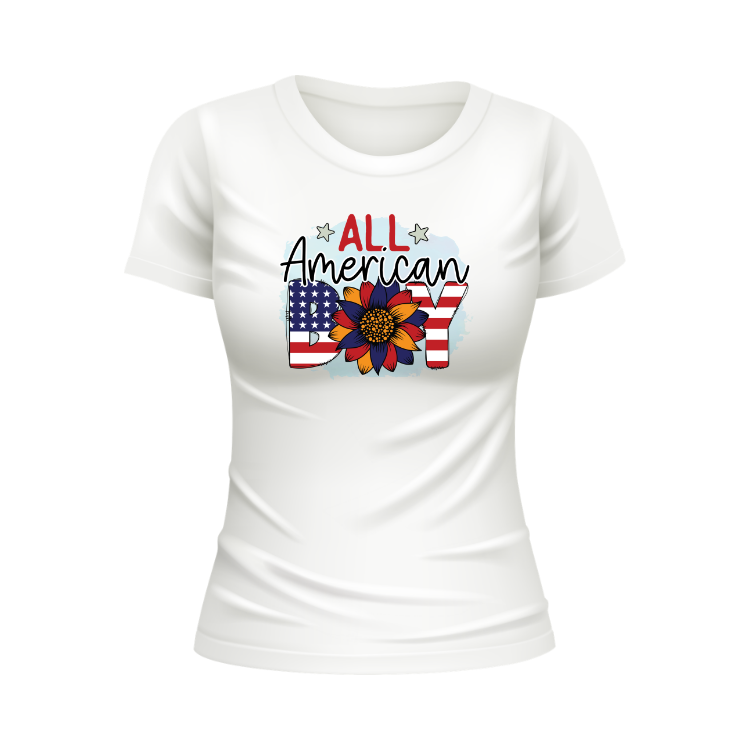 All American boy USA patriotic white t-shirt