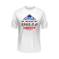 little Miss Liberty USA patriotic white t-shirt