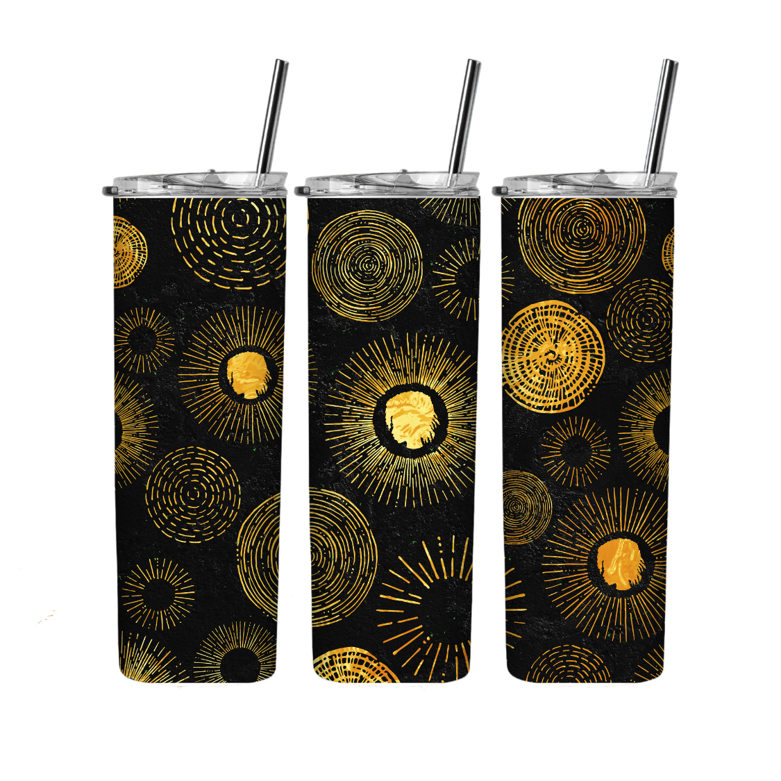 Black history month pre-printed ready to press 20 oz straight tumbler wrap