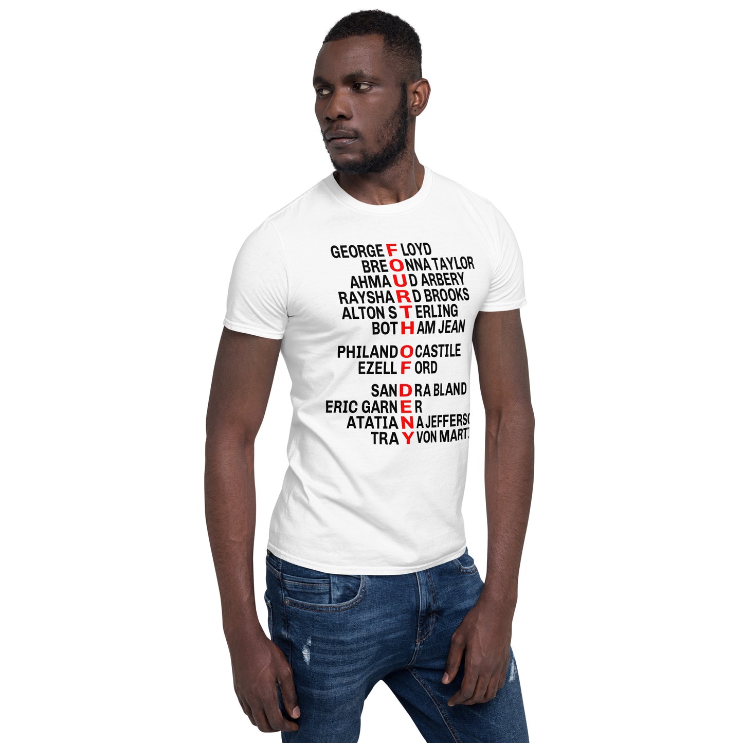 Juneteenth The 4th of Deny Black History Month Short-Sleeve Unisex T-Shirt